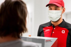 Aramex courier healthcare logistics